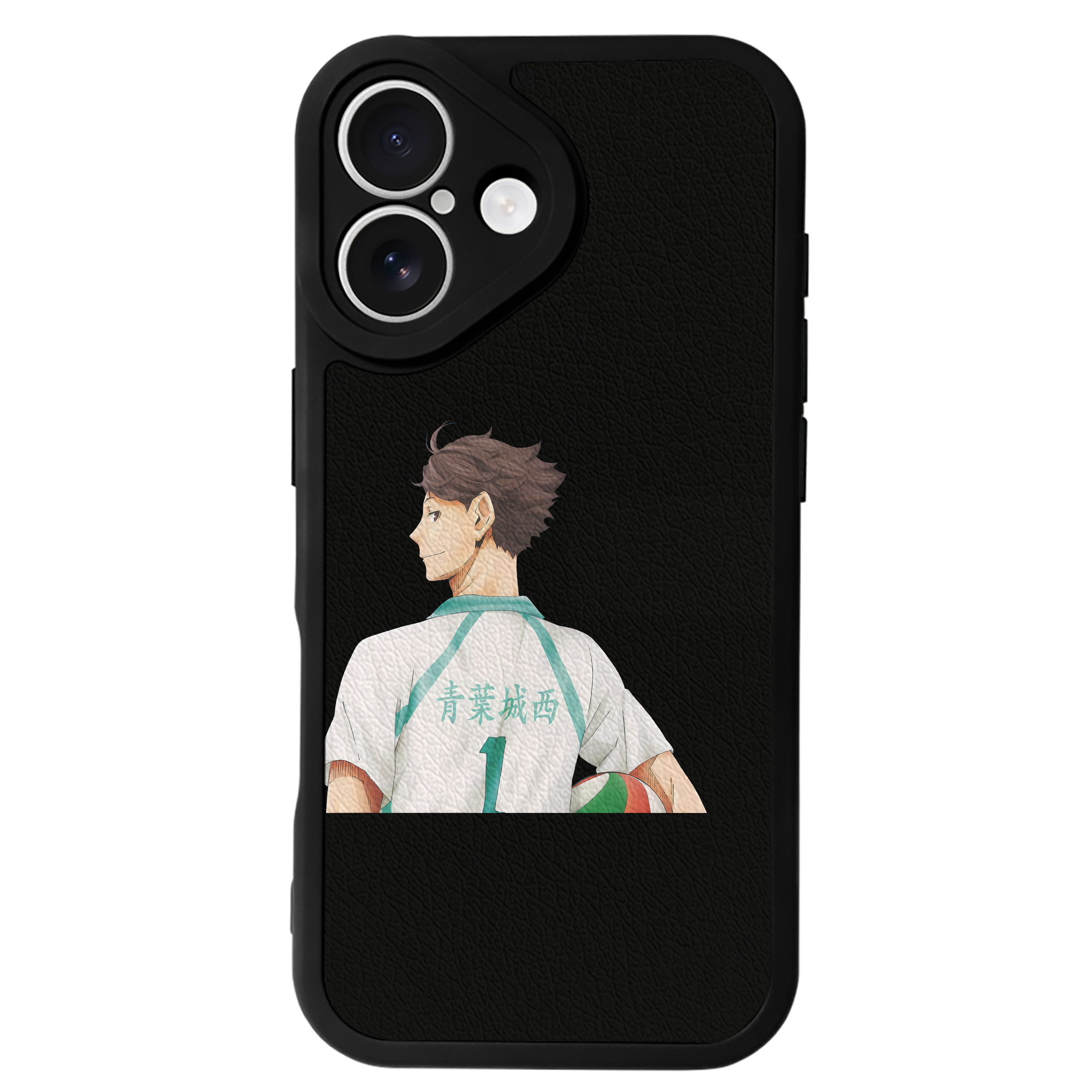 （画像用） ハイキュー!! Haikyu!! 【iPhone 16シリーズ対応】シリコンスマホケース（レザー調） 材質：シリコン